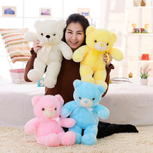 Load image into Gallery viewer, Luminous Plush Light Up LED Teddy Bear, Colorful Stuffed Animal Toys for Kid
