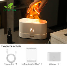 Load image into Gallery viewer, Aroma Air Diffuser with Humidifier Ultrasonic Cool Mist and LED Fog Maker for Essential Oil Flame Lamp
