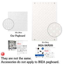 Load image into Gallery viewer, DIY Pegboard Accessories with Hanging Shelf, Storage Hooks, and Wall Organizer
