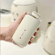 Load image into Gallery viewer, Milky White Insulated Coffee Cup and Travel Mug with Lid
