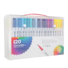 Load image into Gallery viewer, Color Marker Set for Art Painting with Double Head Brush Pens Drawing Professional Stationery
