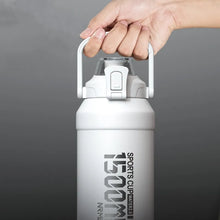 Load image into Gallery viewer, Insulated Stainless Steel Water Bottle with Straw, and Handle for the Gym
