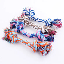 Load image into Gallery viewer, Durable Hemp and Cotton chew toy knot a rope for Cleaning Teeth
