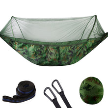 Load image into Gallery viewer, Camping Sleeping Hammock with Mosquito Net and Pop-Up Light Portable Camping Stuff
