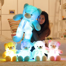 Load image into Gallery viewer, Luminous Plush Light Up LED Teddy Bear, Colorful Stuffed Animal Toys for Kid
