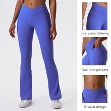 Load image into Gallery viewer, Super Soft Fabric Leggings with Push Up Flared Pants
