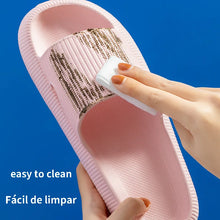 Load image into Gallery viewer, Comfortable Cloud Slippers for Indoors and Bathroom Shower Shoes with Thick Non-slip Slides Sandals
