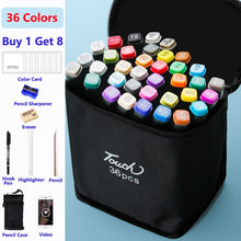 Load image into Gallery viewer, Color Marker Set for Art Painting with Double Head Brush Pens Drawing Professional Stationery
