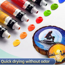 Load image into Gallery viewer, M&amp;G Acrylic paint set for Drawing on Fabric, and Glass, with Oil, water color
