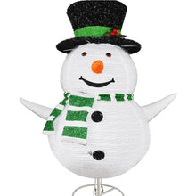 Load image into Gallery viewer, LED Light Model Xmas Snowman with Color Rotating Doll Toy, and Livingroom Accessories
