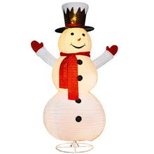 Load image into Gallery viewer, LED Light Model Xmas Snowman with Color Rotating Doll Toy, and Livingroom Accessories
