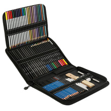 Load image into Gallery viewer, 72pcs Color Sketch Pencils Set for Drawing, Painting with Watercolor Metallic Oil Pencils for Beginner Student
