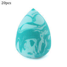 Load image into Gallery viewer, Makeup Sponge with Marbling Water-drop Shape for Foundation, Concealer, and Mix Powder Cosmetic Puff Blender
