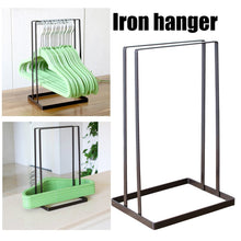 Load image into Gallery viewer, Iron Clothes Hanger Stand Holder for Space Saving Companion Rack, Adult, and Children Organizer For Home Laundry
