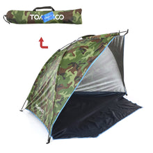 Load image into Gallery viewer, Tomshoo Beach Tent Sun Shelter Outdoor Sunshade for Fishing, Picnic,and Park
