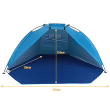 Load image into Gallery viewer, Tomshoo Beach Tent Sun Shelter Outdoor Sunshade for Fishing, Picnic,and Park
