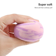 Load image into Gallery viewer, Makeup Sponge with Marbling Water-drop Shape for Foundation, Concealer, and Mix Powder Cosmetic Puff Blender
