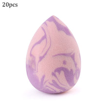 Load image into Gallery viewer, Makeup Sponge with Marbling Water-drop Shape for Foundation, Concealer, and Mix Powder Cosmetic Puff Blender
