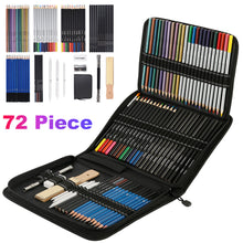 Load image into Gallery viewer, 72pcs Color Sketch Pencils Set for Drawing, Painting with Watercolor Metallic Oil Pencils for Beginner Student
