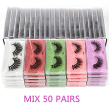 Load image into Gallery viewer, Mink Eyelashes 10/30/50/100pcs 3d Lashes, false Eyelashes, Makeup In Bulk
