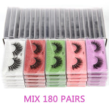 Load image into Gallery viewer, Mink Eyelashes 10/30/50/100pcs 3d Lashes, false Eyelashes, Makeup In Bulk
