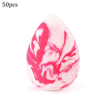 Load image into Gallery viewer, Makeup Sponge with Marbling Water-drop Shape for Foundation, Concealer, and Mix Powder Cosmetic Puff Blender
