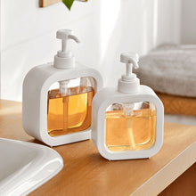 Load image into Gallery viewer, Bathroom Soap Dispensers Refillable for Lotion, Shampoo, and Shower Gel Holder Travel Dispenser
