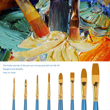 Load image into Gallery viewer, 50pcs Artist Paint Brush Set High Quality Nylon Hair Watercolor Acrylic Oil Brush Painting Art Supplies Stationery
