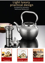 Load image into Gallery viewer, Stainless Steel Teapot Lifting Handle with Tea Filter Silver Or Gold Suitable for Induction Cooker Stove Top Kettle
