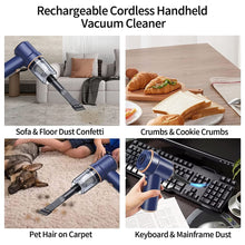 Load image into Gallery viewer, Cordless Handheld Air Duster Vacuum Cleaner Portable Mini Air Blower for Computer, Keyboard, Laptop, and Car
