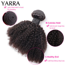 Load image into Gallery viewer, YARRA Brazilian Afro Kinky Curly Human Hair Bundles 4b 4c Weave Extensions Wholesale
