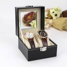 Load image into Gallery viewer, Leather Watch Box Jewelry Storage Packaging Organizer 2/3/4/5/6/8/10 Grids
