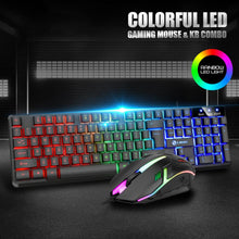 Load image into Gallery viewer, Computer Keyboard Mouse Set Backlight with Quick Response Wired Keyboard
