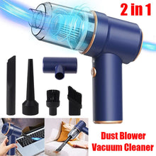 Load image into Gallery viewer, Cordless Handheld Air Duster Vacuum Cleaner Portable Mini Air Blower for Computer, Keyboard, Laptop, and Car
