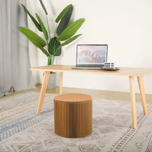 Load image into Gallery viewer, 38cm Nordic Living Room Bedroom Foldable Paper Bench Table Round Stool Plegable Chair Creative Fashion Stool
