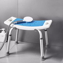 Load image into Gallery viewer, Non-slip Bath Chair Stool Cushion Height Adjustable Elderly Tub Shower Bench
