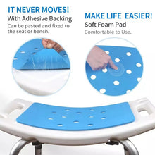 Load image into Gallery viewer, Non-slip Bath Chair Stool Cushion Height Adjustable Elderly Tub Shower Bench
