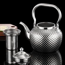 Load image into Gallery viewer, Stainless Steel Teapot Lifting Handle with Tea Filter Silver Or Gold Suitable for Induction Cooker Stove Top Kettle
