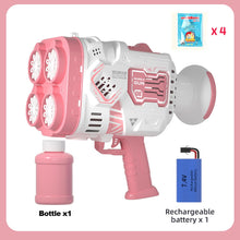 Load image into Gallery viewer, LED Lights with Magic Soap the Rocket Bubbles Machine for Outdoor Children Toy, Wedding,  and Party Kids
