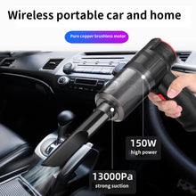 Load image into Gallery viewer, 2 in 1 Wireless Car Mini Vacuum Cleaner with Blowing And Suction Dual-purpose For Interior
