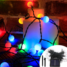 Load image into Gallery viewer, Outdoor solar lights garland with 100 Led String Fairy Light for Garden, Christmas Garland
