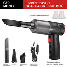 Load image into Gallery viewer, 2 in 1 Wireless Car Mini Vacuum Cleaner with Blowing And Suction Dual-purpose For Interior
