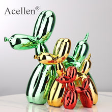 Load image into Gallery viewer, Plating balloon dog Statue Resin Sculpture Home Decor Modern Nordic Living Room Animal Figures
