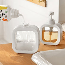 Load image into Gallery viewer, Bathroom Soap Dispensers Refillable for Lotion, Shampoo, and Shower Gel Holder Travel Dispenser
