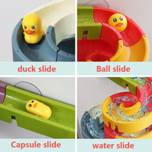 Load image into Gallery viewer, Baby Bath Toys DIY Marble Race Run Assembling Track Bathroom Bathtub Kids Play Water Stacking Cups For Children
